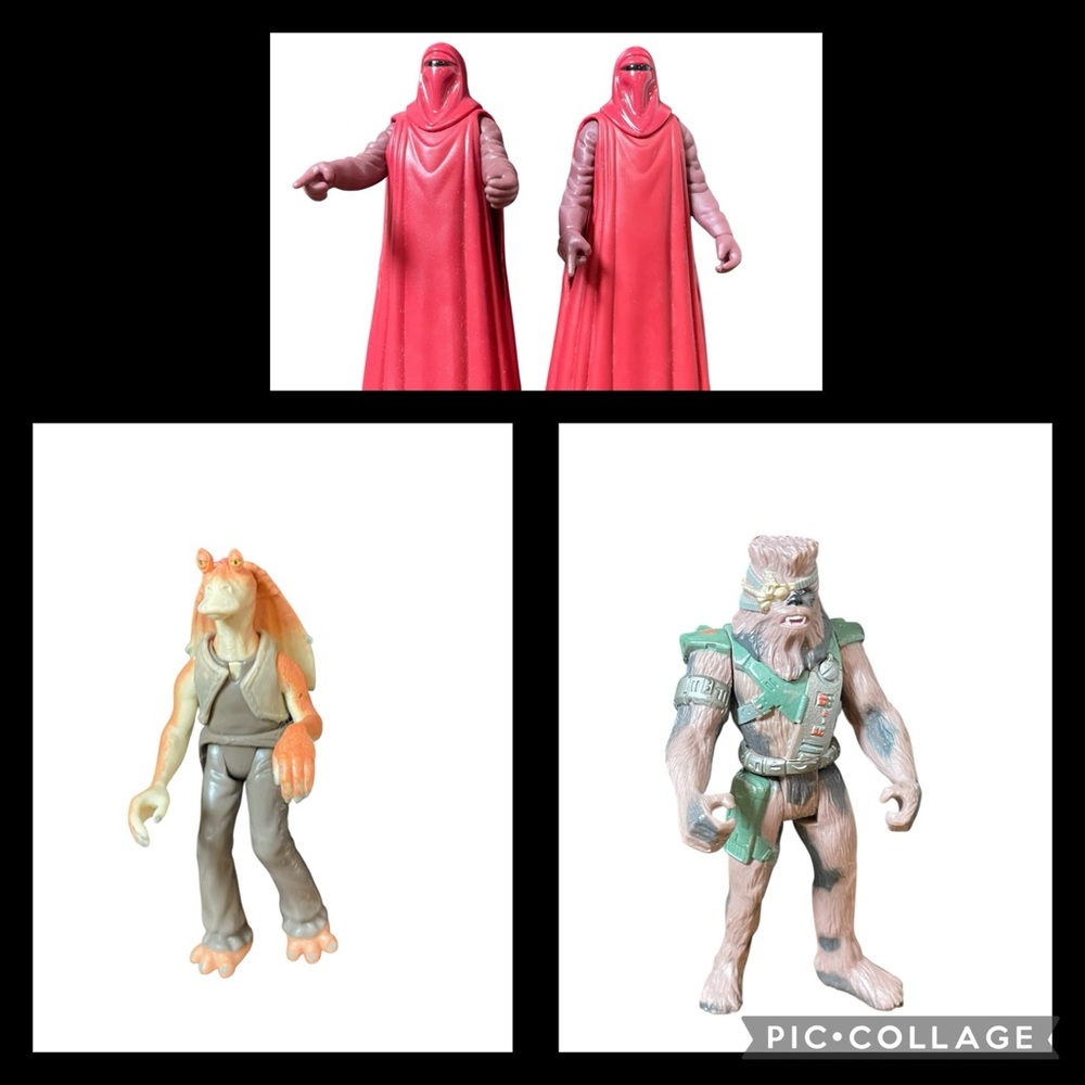 4 Star Wars Action Figures Vintage Kenner Lucas Film